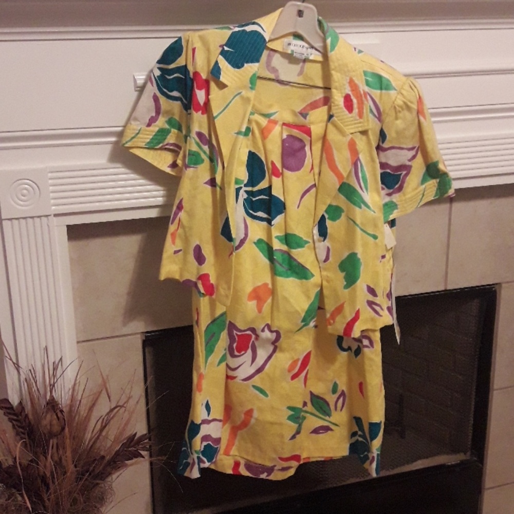Vintage UMI Collections Anne Crimmins Skirt Set 12